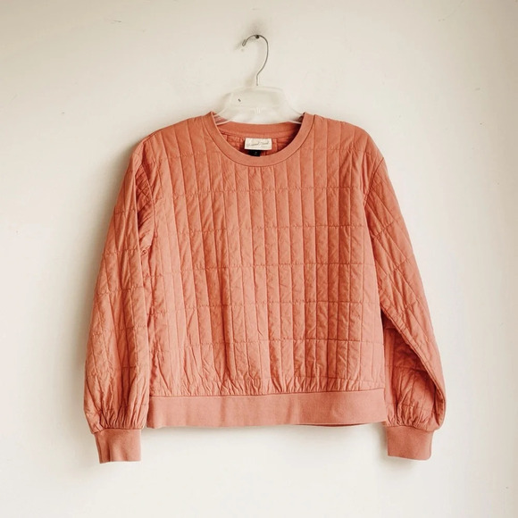 UNIVERSAL THREAD | Pink Quilted Sweatshirt | M - Picture 8 of 9